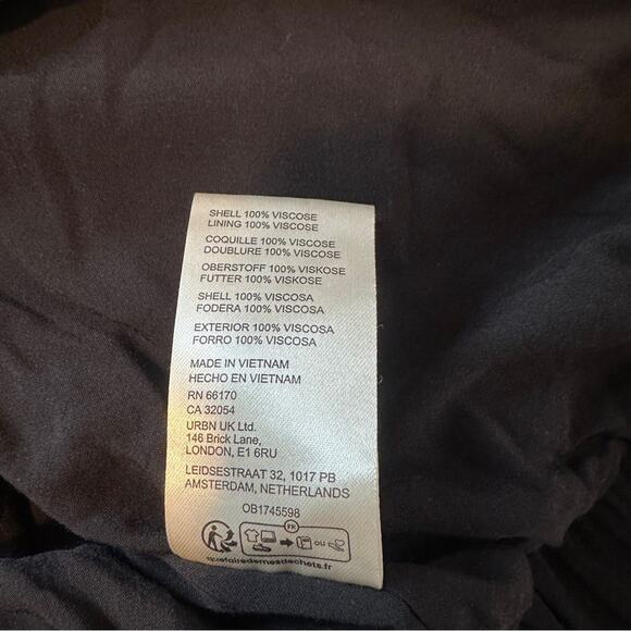 FREE PEOPLE On Pointe Bomber Jacket Lightweight Puff Balloon Sleeve Black - Picture 11 of 11